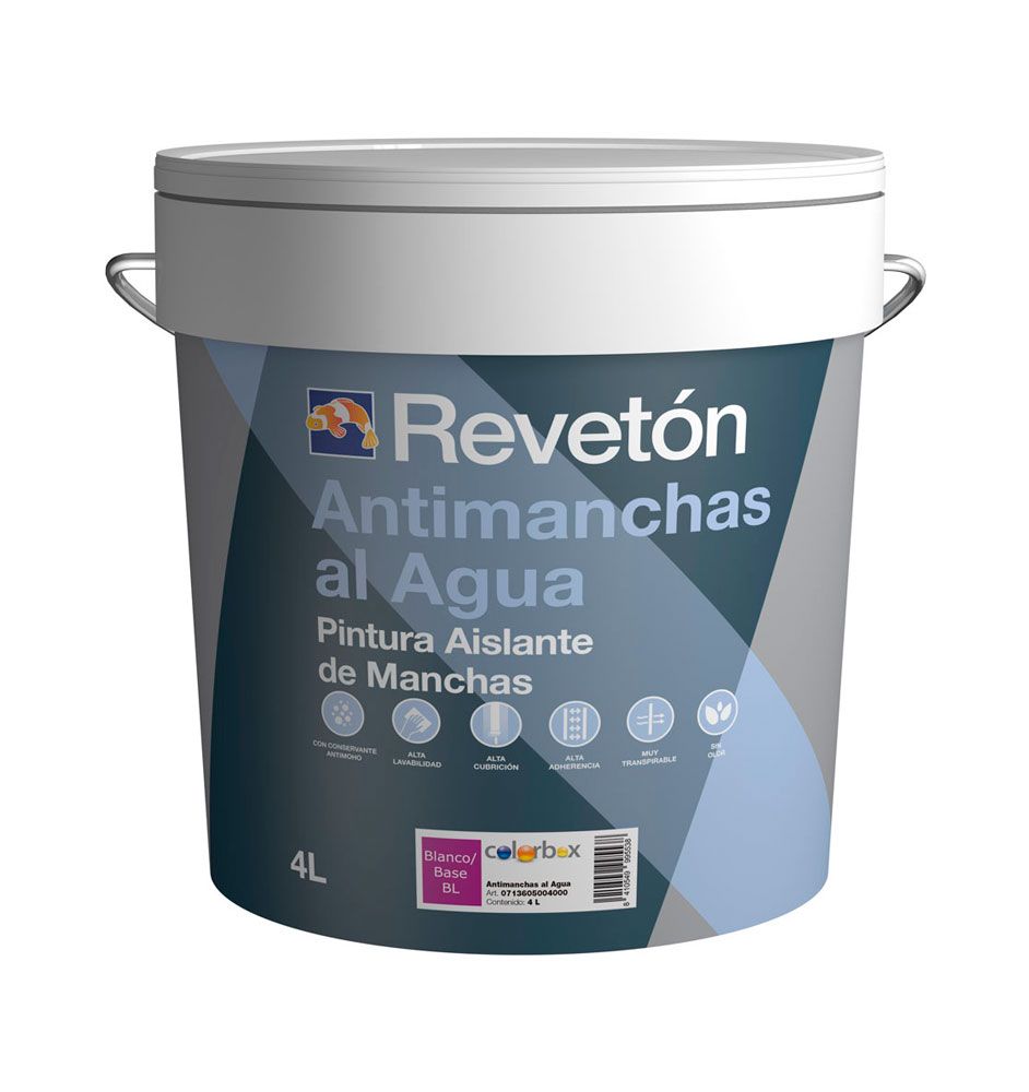 PINTURA ANTIMANCHAS BLANCO REVETON