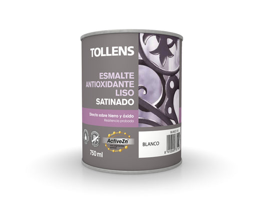 TOLLENS ESMALTE ANTIOXIDANTE LISO SATINADO BLANCO