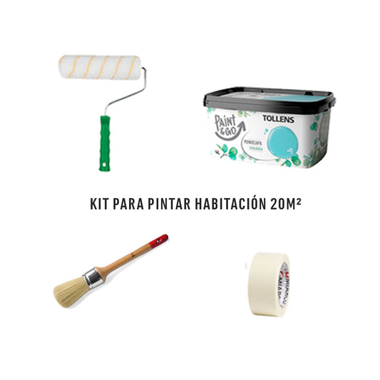 KIT PARA PINTAR HABITACIÓN DE 20M²