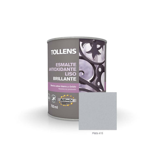 TOLLENS ESMALTE ANTIOXIDANTE LISO BRILLANTE PLATA